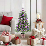 Vidaxl kerstboom met 150 led met standaard groen 90 cm pe