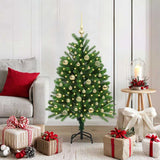 Vidaxl kerstboom met 150 led met standaard groen 120 cm pe