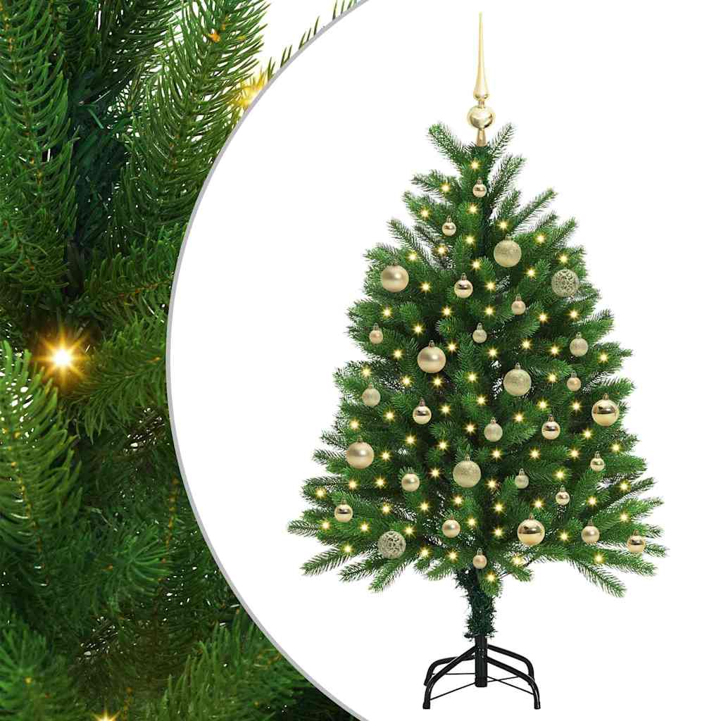 Vidaxl kerstboom met 150 led met standaard groen 120 cm pe
