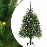Vidaxl kerstboom met 150 led met standaard groen 120 cm pe