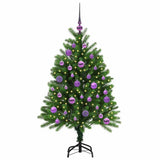 Vidaxl kerstboom met 150 led met standaard groen 120 cm pe