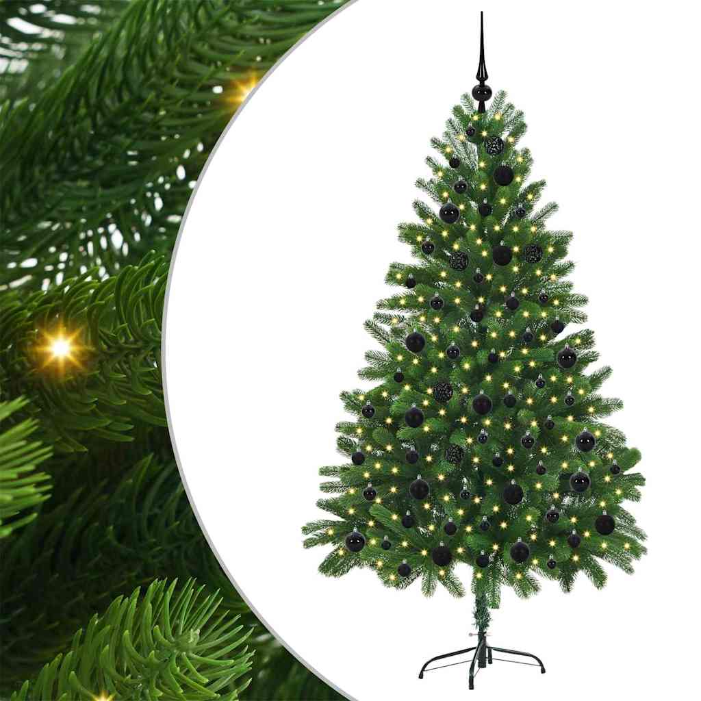 Vidaxl kerstboom met 300 led met standaard groen 180 cm pe