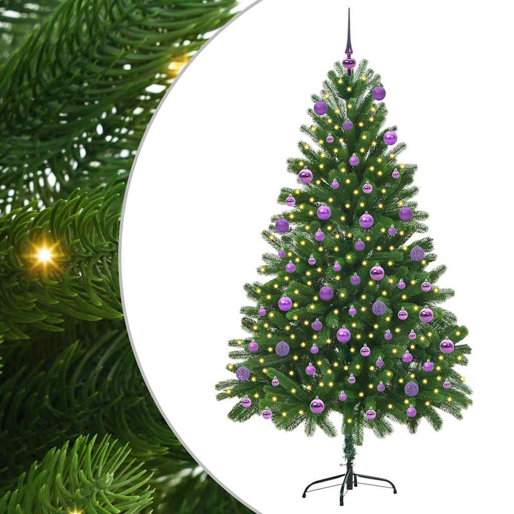 Vidaxl kerstboom met 300 led met standaard groen 180 cm pe