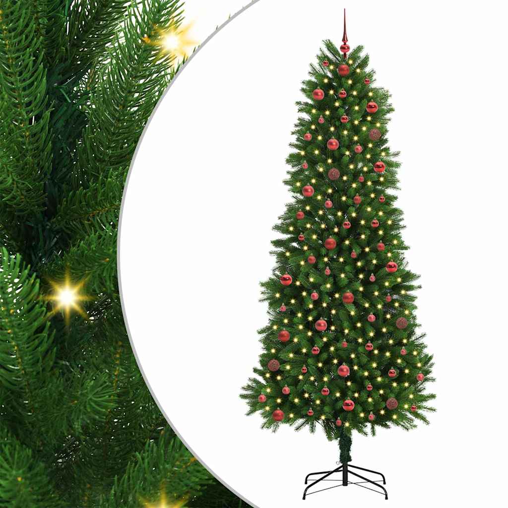 Vidaxl kerstboom met 300 led met standaard groen 240 cm pe
