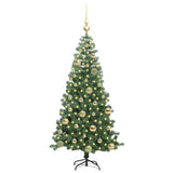 Vidaxl kerstboom met 150 led met standaard groen 120 cm pvc