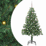 Vidaxl kerstboom met 150 led met standaard groen 150 cm pvc