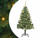 Vidaxl kerstboom met 300 led met standaard groen 180 cm pvc