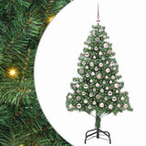 Vidaxl kerstboom met 300 led met standaard groen 180 cm pvc