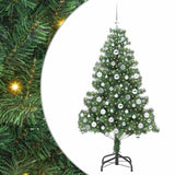 Vidaxl kerstboom met 300 led met standaard groen 180 cm pvc