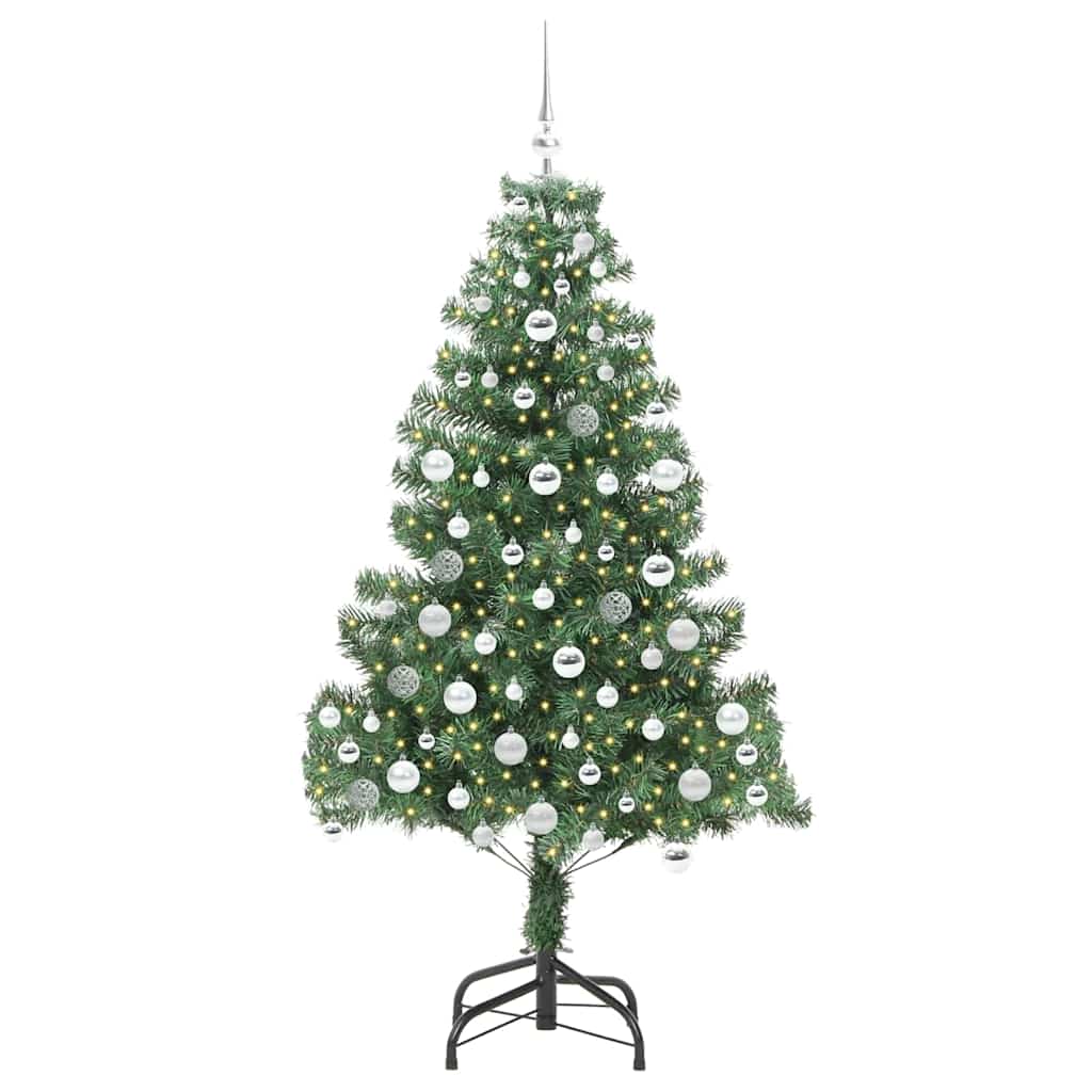 Vidaxl kerstboom met 300 led met standaard groen 180 cm pvc