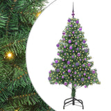 Vidaxl kerstboom met 300 led met standaard groen 180 cm pvc