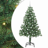 Vidaxl kerstboom met 300 led met standaard groen 210 cm pvc