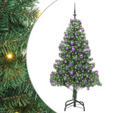 Vidaxl kerstboom met 300 led met standaard groen 210 cm pvc