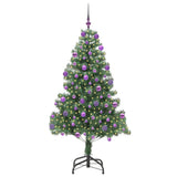Vidaxl kerstboom met 300 led met standaard groen 210 cm pvc