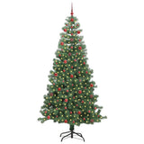Vidaxl kerstboom met 300 led met standaard groen 240 cm pvc