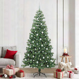 Vidaxl kerstboom met 300 led met standaard groen 240 cm pvc