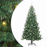 Vidaxl kerstboom met 300 led met standaard groen 240 cm pvc