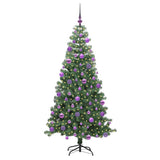 Vidaxl kerstboom met 300 led met standaard groen 240 cm pvc