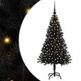 Vidaxl kerstboom met 150 led met standaard zwart 120 cm pvc