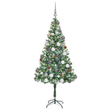 Vidaxl kunstkerstboom met 300 led groen 180 cm pvc en staal
