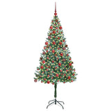 Vidaxl kunstkerstboom met 300 led groen 180 cm pvc en staal