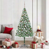 Vidaxl kunstkerstboom met 300 led groen 180 cm pvc en staal