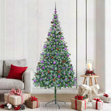 Vidaxl kunstkerstboom met 300 led groen 210 cm pvc en staal