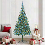 Vidaxl kunstkerstboom met 300 led groen 210 cm pvc en staal