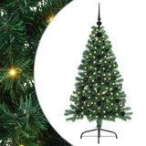Vidaxl kunstmatig voorverlicht kerstboom met 150 led groen 120 cm pvc