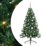 Vidaxl kunstmatig voorverlicht kerstboom met 150 led groen 150 cm pvc