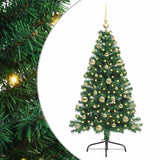 Vidaxl kunstmatig voorverlicht kerstboom met 150 led groen 150 cm pvc