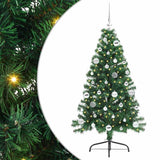 Vidaxl kunstmatig voorverlicht kerstboom met 150 led groen 150 cm pvc