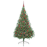 Vidaxl kunstmatig voorverlicht kerstboom met 300 led groen 180 cm pvc