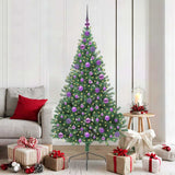 Vidaxl kunstmatig voorverlicht kerstboom met 300 led groen 180 cm pvc
