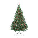 Vidaxl kunstmatig voorverlicht kerstboom met 300 led groen 210 cm pvc