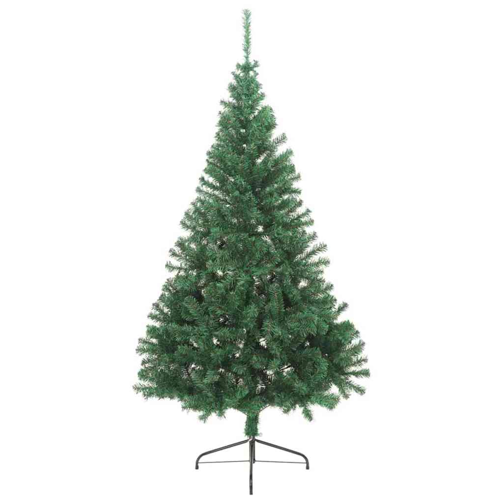 Vidaxl kunstmatig voorverlicht kerstboom met 300 led groen 240 cm pvc