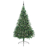 Vidaxl kunstmatig voorverlicht kerstboom met 300 led groen 240 cm pvc