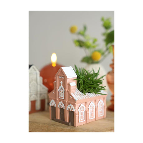 Idéer 4 årstider kirkeurtepotte 10,3x8,7xh.11,4cm pink
