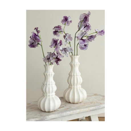 Idéer 4 sæsoner vase delphi ø9xh16,9cm creme sand
