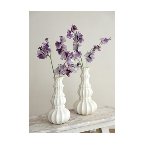 Idéer 4 sæsoner vase delphi ø10,3xh20cm creme sand