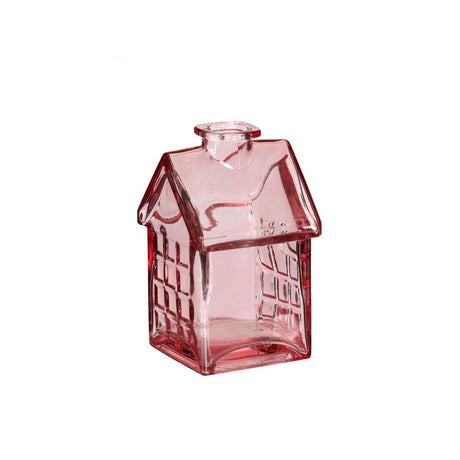 Idéer 4 årstider glashus 7x7,5xh12cm lys pink