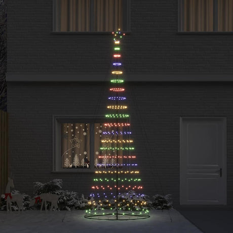 Vidaxl led kerstboom multikleur 400 cm metaal