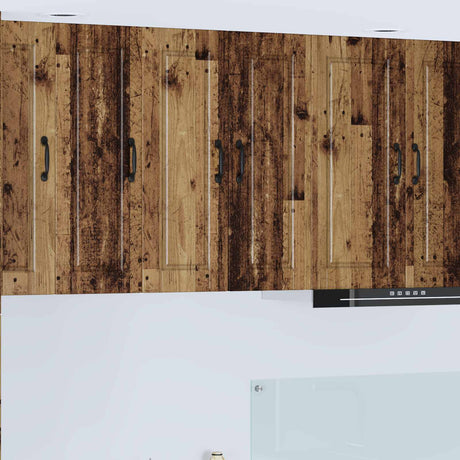 Vidaxl wandkast porto oudhout 30 x 31 x 80 cm bewerkt hout