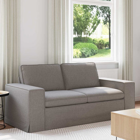 Vidaxl bank taupe 182 x 80 x 82 cm stof