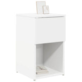 Vidaxl bed kast wit 29 x 31,5 x 49 cm bewerkt hout