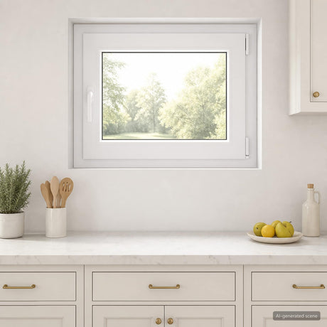 Vidaxl kleur binnenkant kelderraam wit risor 70 x 60 cm
