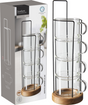 Theeglas borosilicaatglas 280ml 5 stuks in standaard