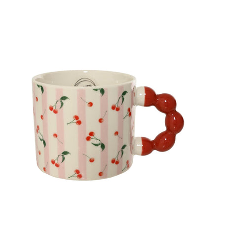 Decoris krus kirsebærporcelæn 13,8x9,1x8cm 340ml
