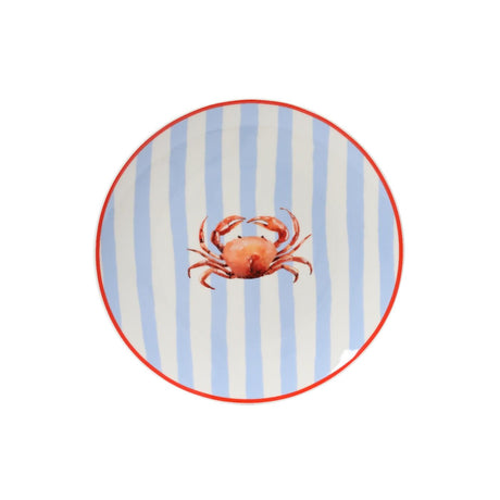Decoris morgenmadstallerken krabbeporcelæn ø19,4xh2cm