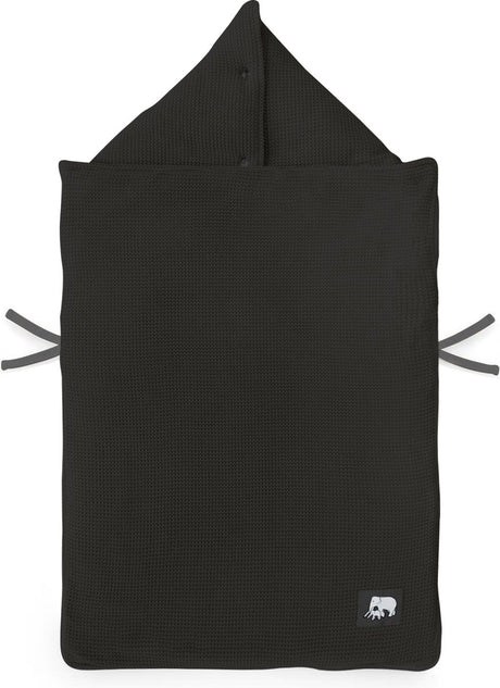Deryan - voetenzak voor autostoel kinderwagen - footmuff maxi cosi, kinderwagen of autostoel - zwart